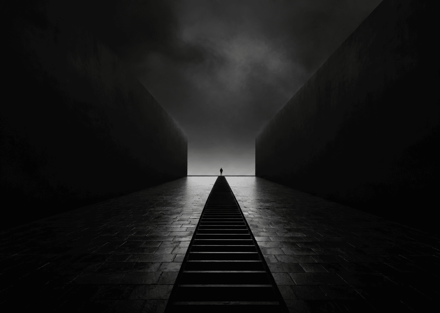 Architectural perspective background